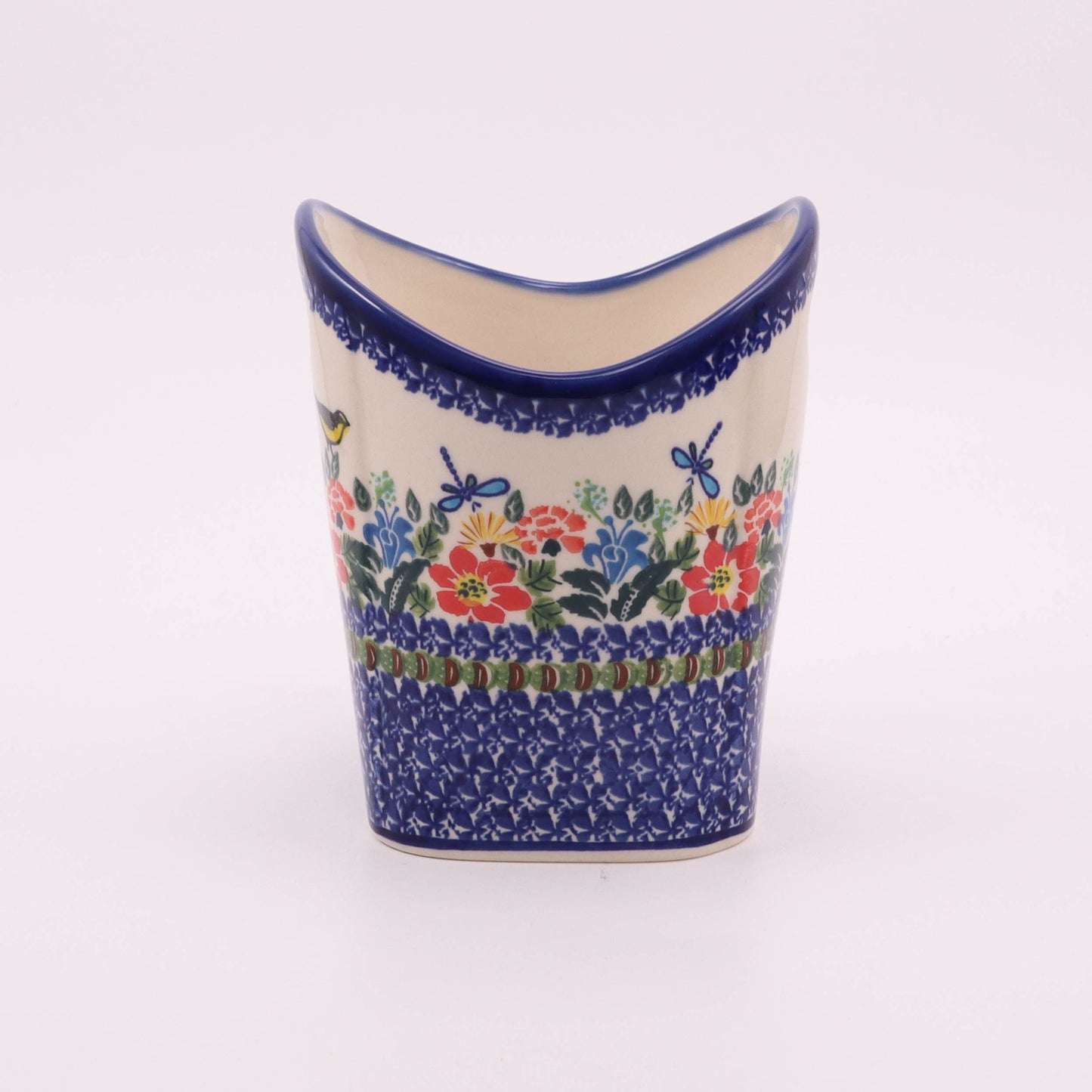 5.5"x5.5"x7" Pail. Pattern: Bird's Paradise