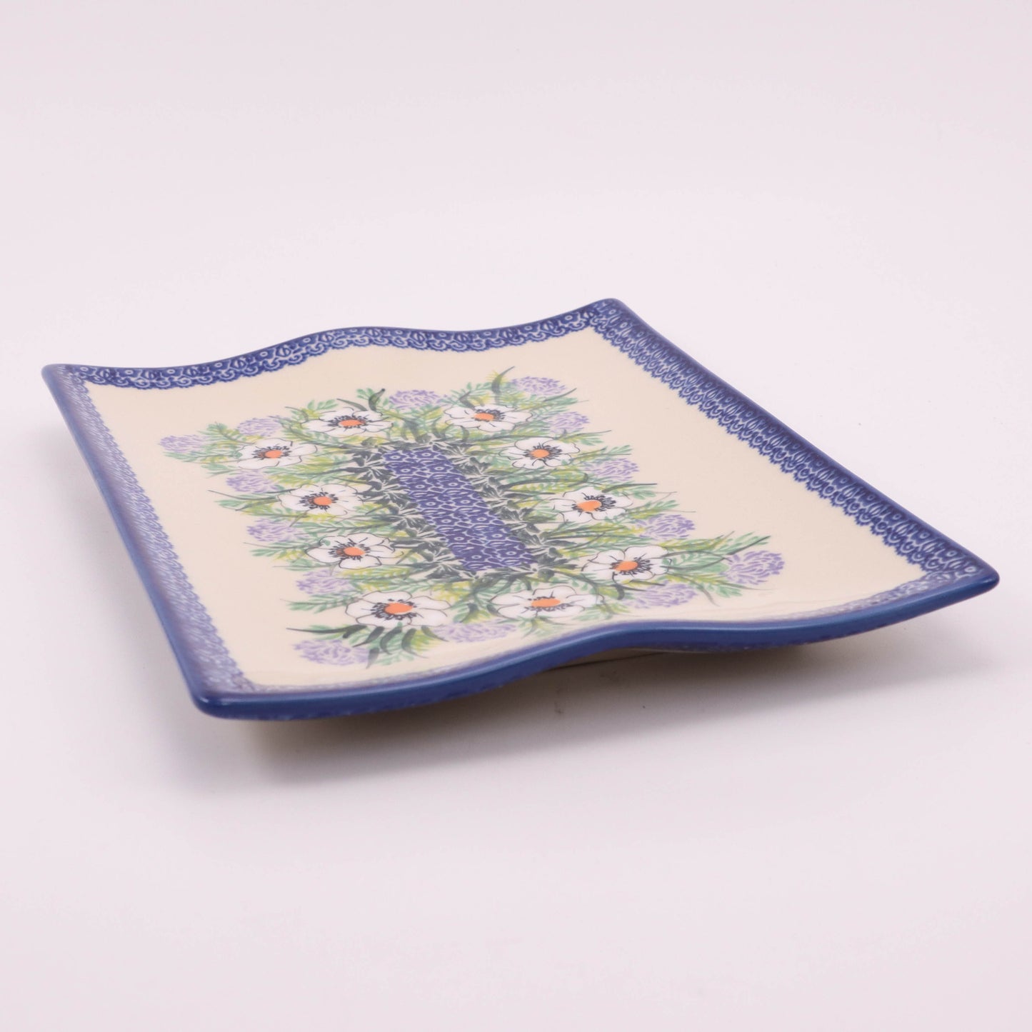 12"x9" Sushi Platter. Pattern: Clover Fields