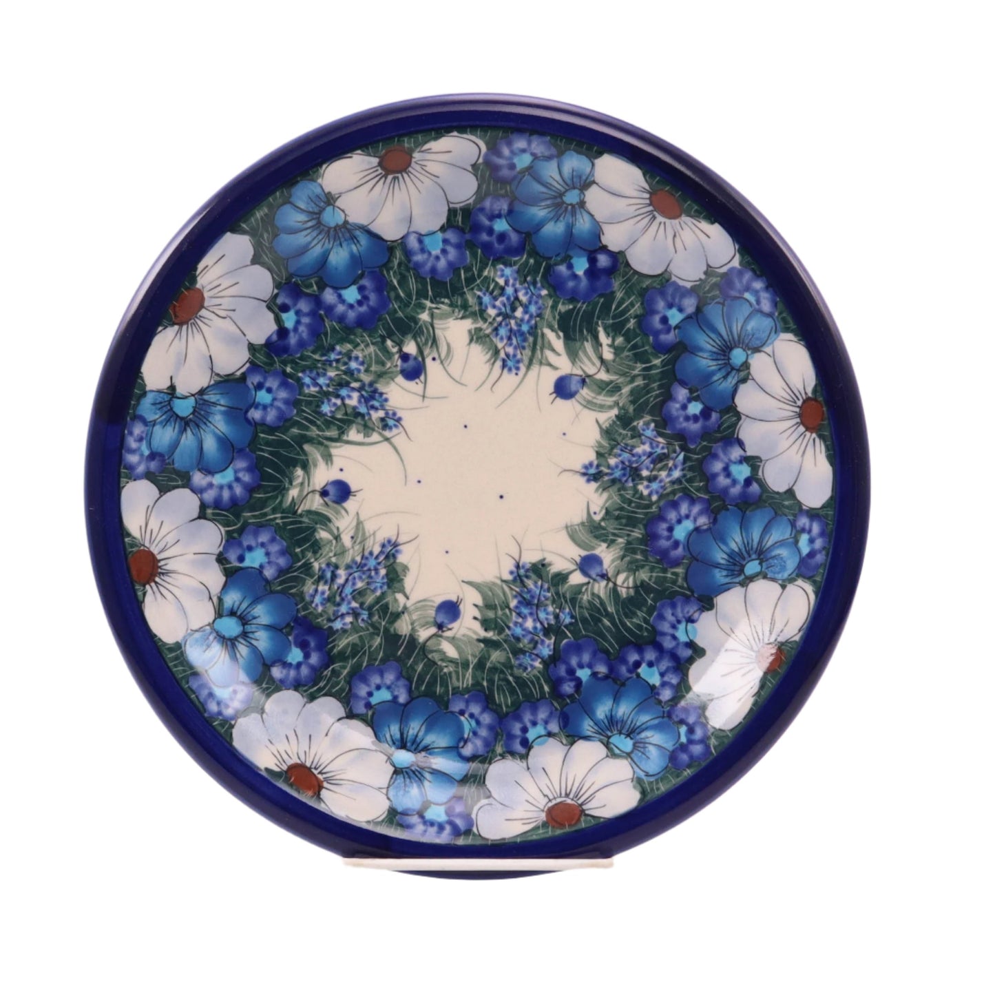 10" Dinner Plate. Pattern: Cool Blues