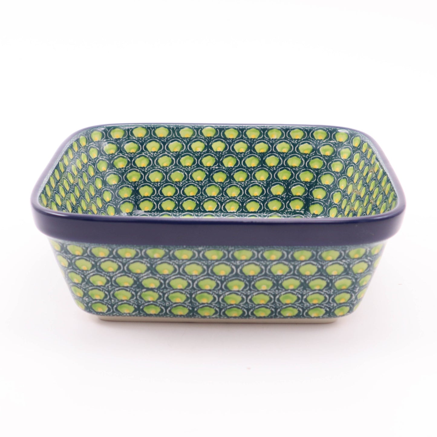 7.5" Square Baker. Pattern: Limelight