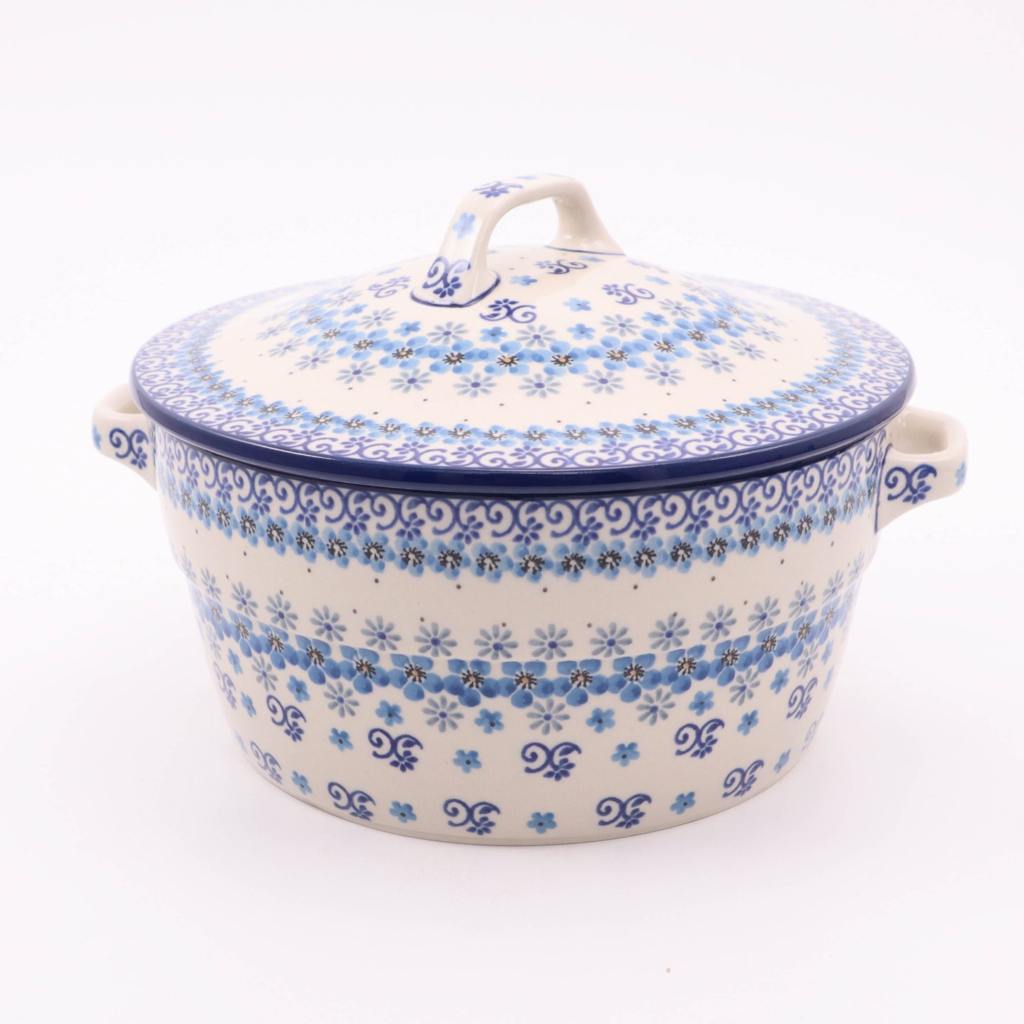 9"x4" Dutch Oven. Pattern: Country Charm