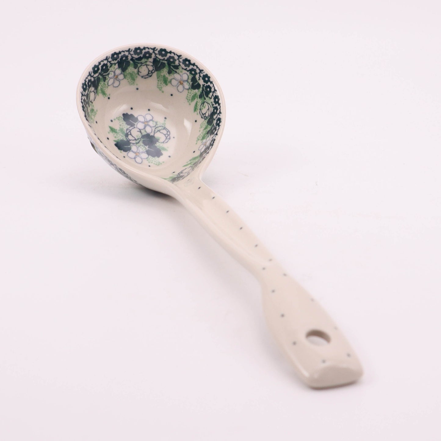 13" Ladle. Pattern: Irish Spring