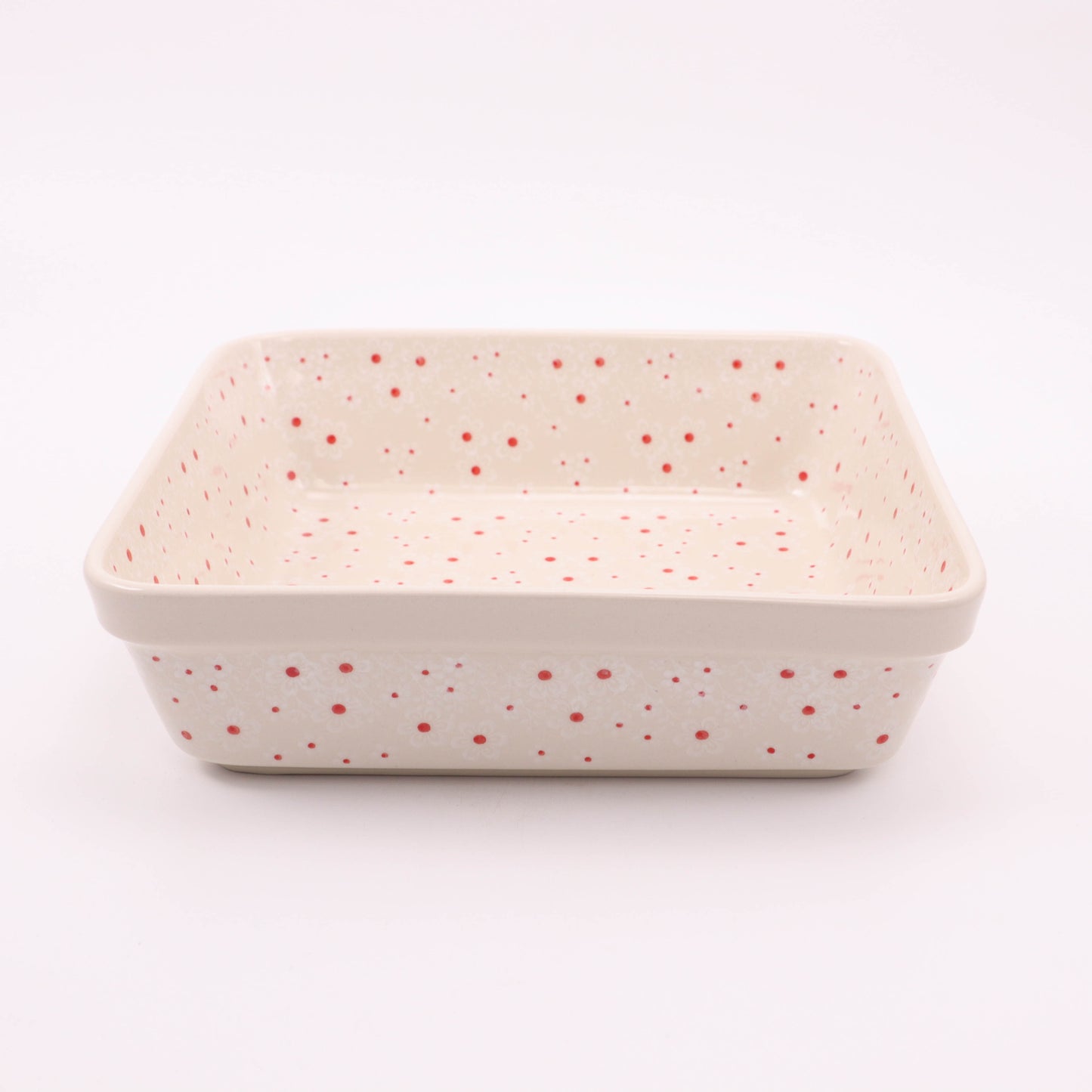 10.5" Square Baker. Pattern: Sugar and Spice