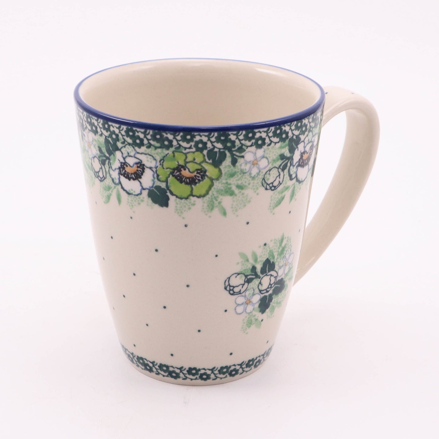 22oz Mega Mug. Pattern: Irish Spring