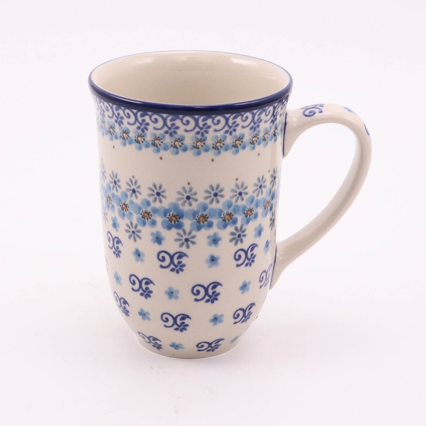 19oz Bistro Mug. Pattern: Country Charm