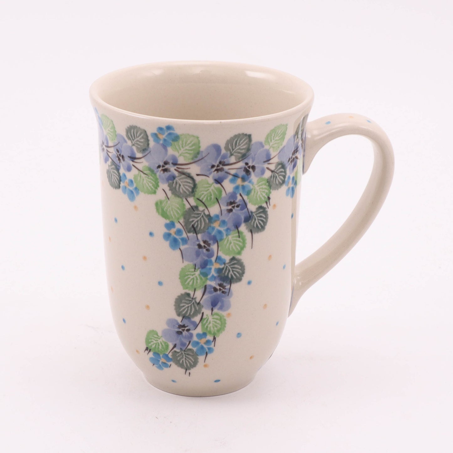 19oz Bistro Mug. Pattern: Classic Blooms