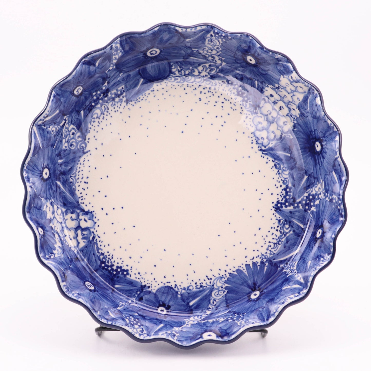 10" Pie Baker. Pattern: Sapphire Splendor