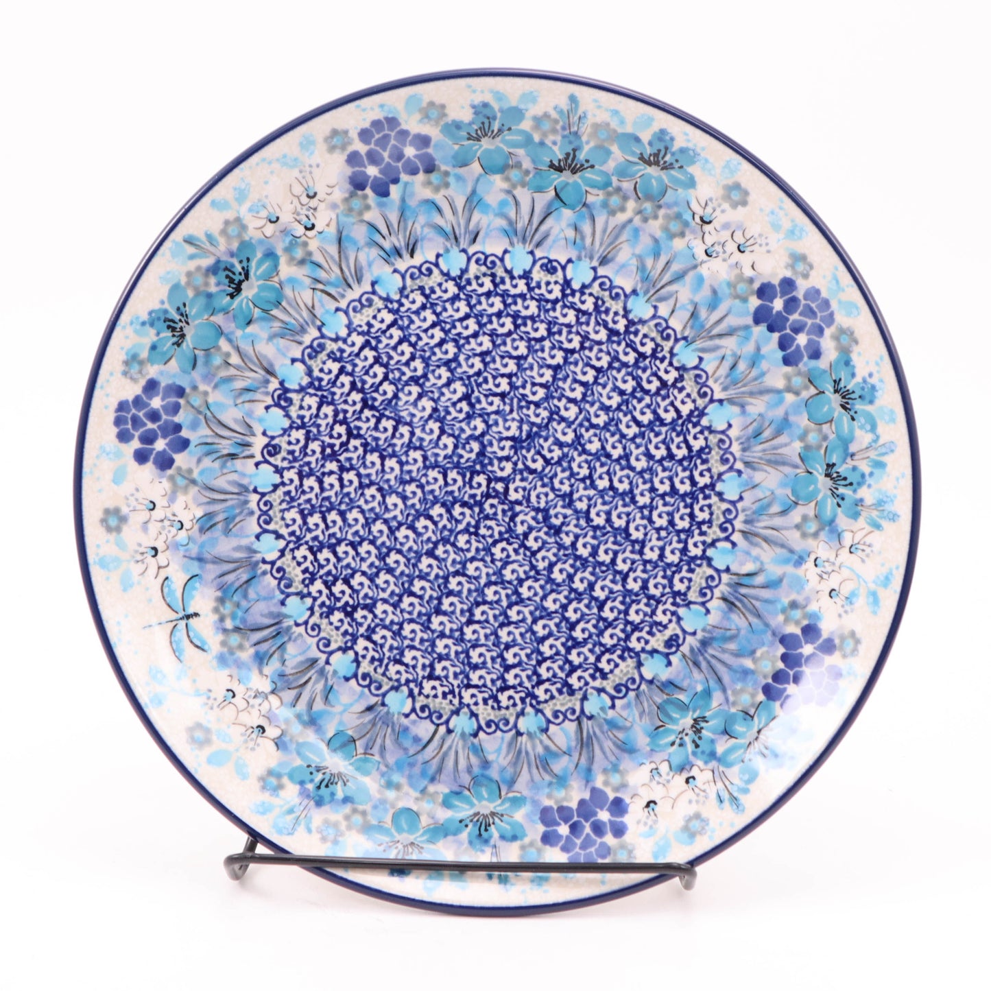 10" Plate. Pattern: Dragonfly Meadow