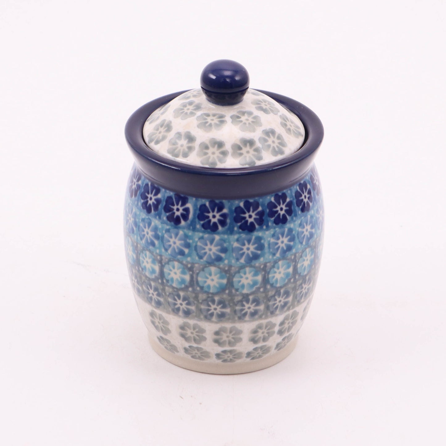 3" Mini Canister. Pattern: Polar Breeze