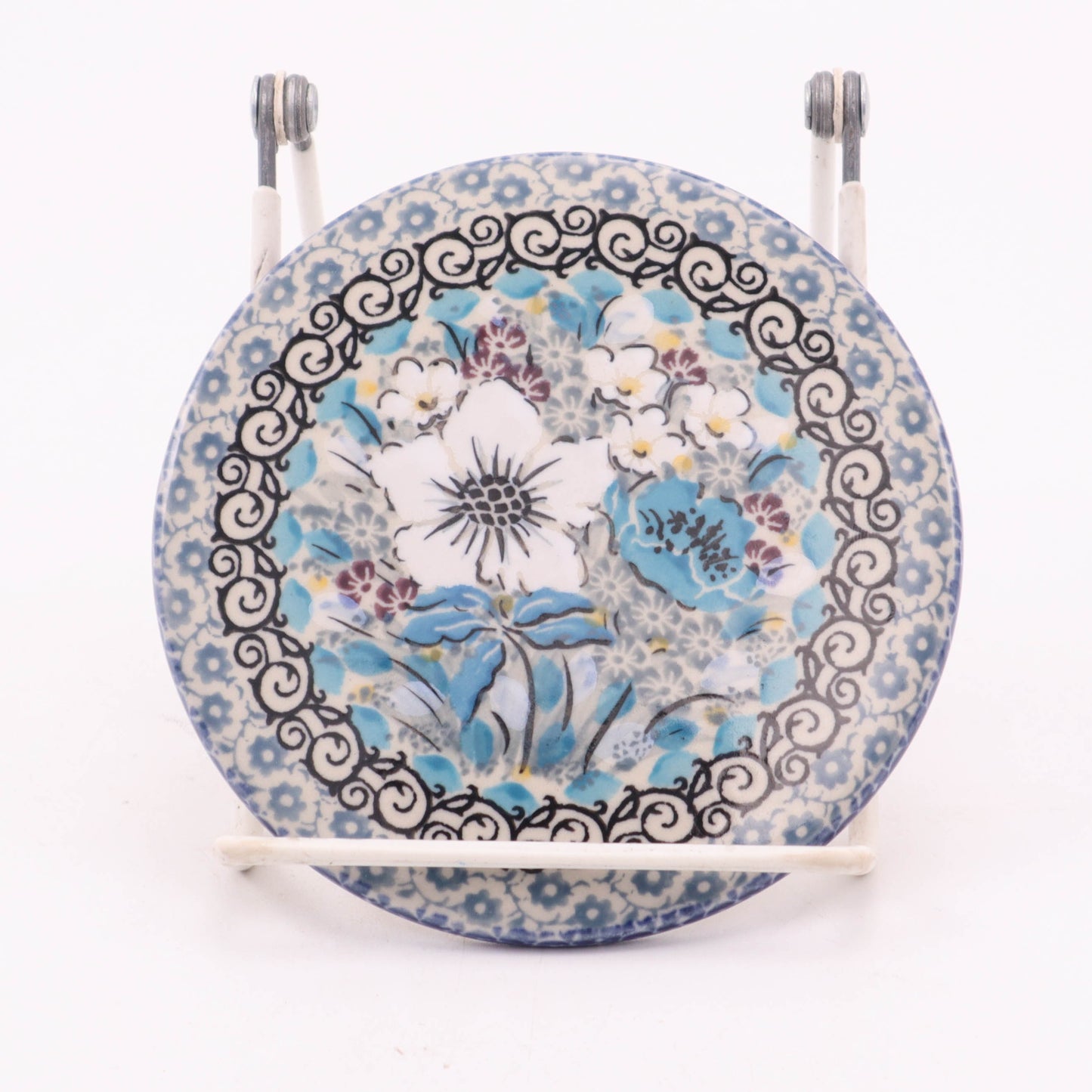 4.5" Coaster. Pattern: Serenity