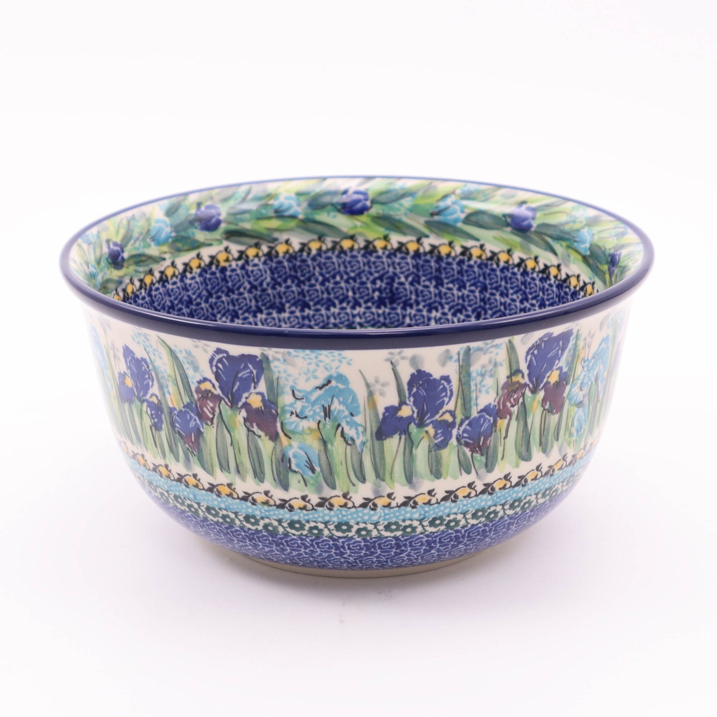 8.5"x4" Bowl. Pattern: Iris Royale