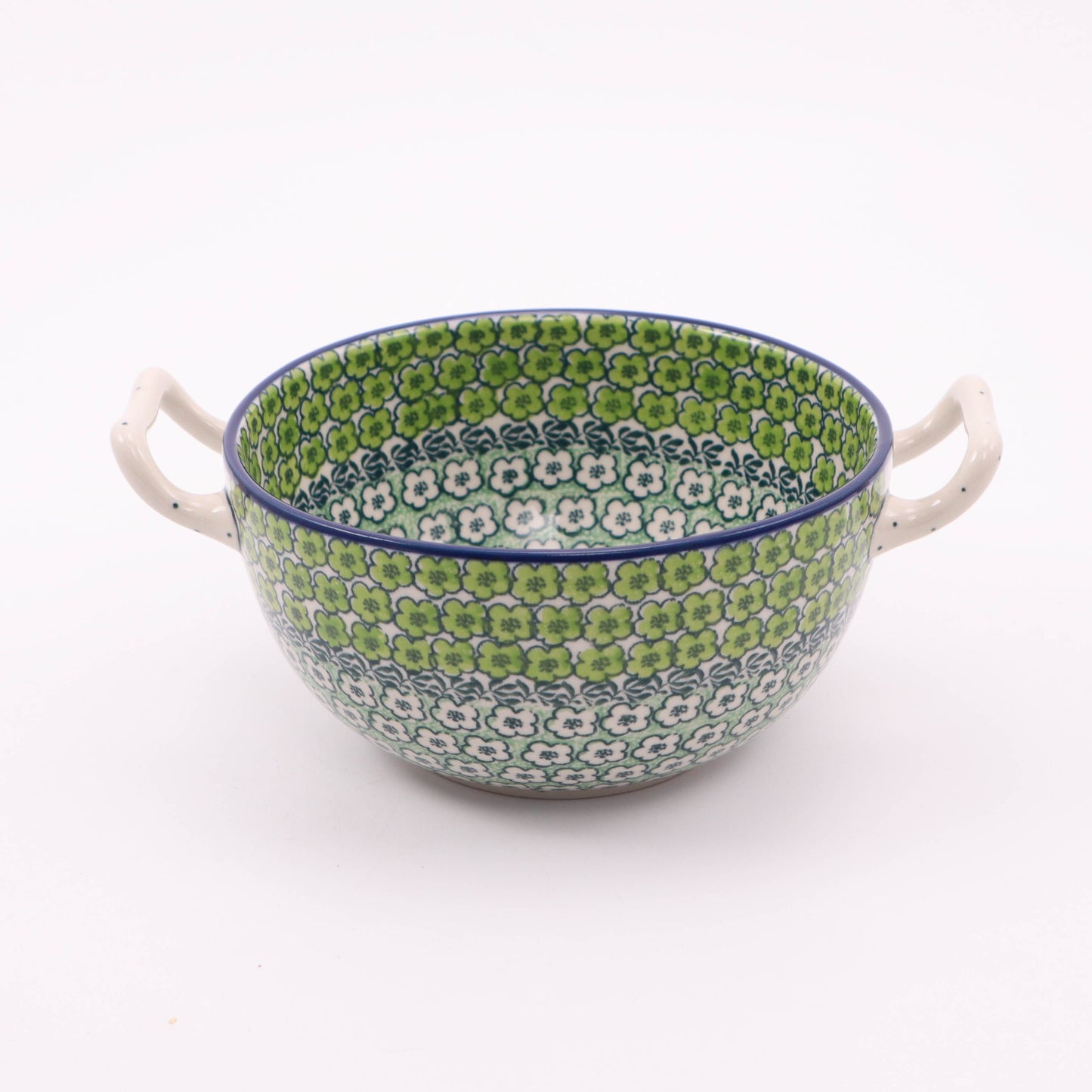 6.5" Fondue Bowl. Pattern: Lucky Charms