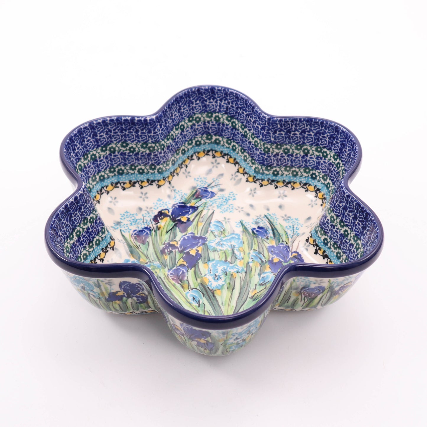 9.5"x3" Roll Baker. Pattern: Iris Royale