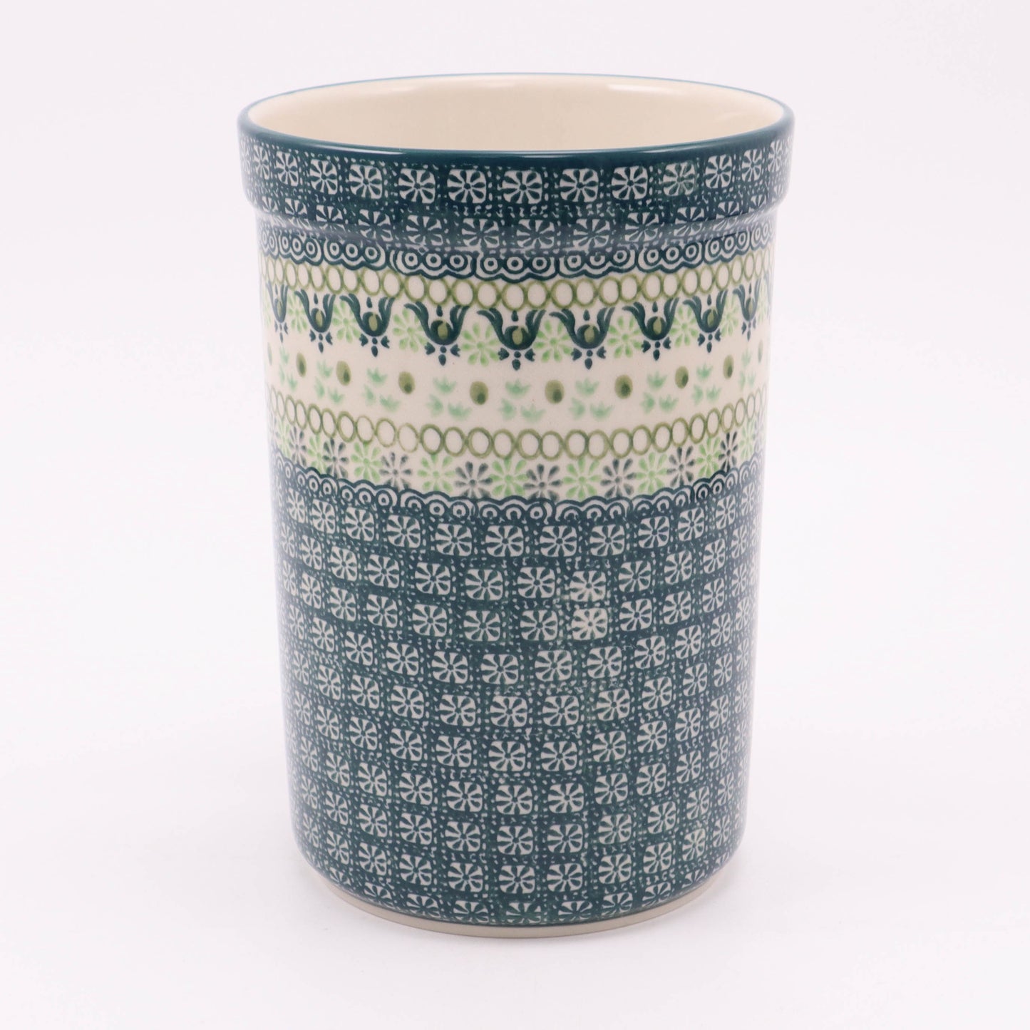 5.5"x8" Wine Cooler. Pattern: Mint Julep