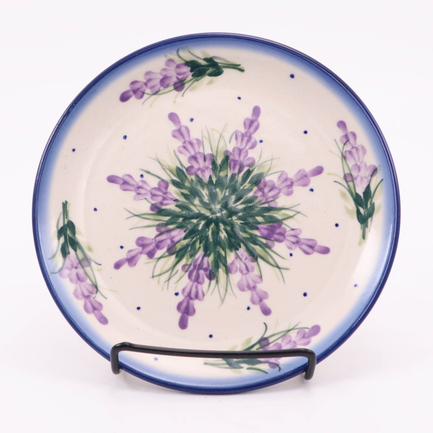 6.5" Dessert Plate. Pattern: Lavender Dreams