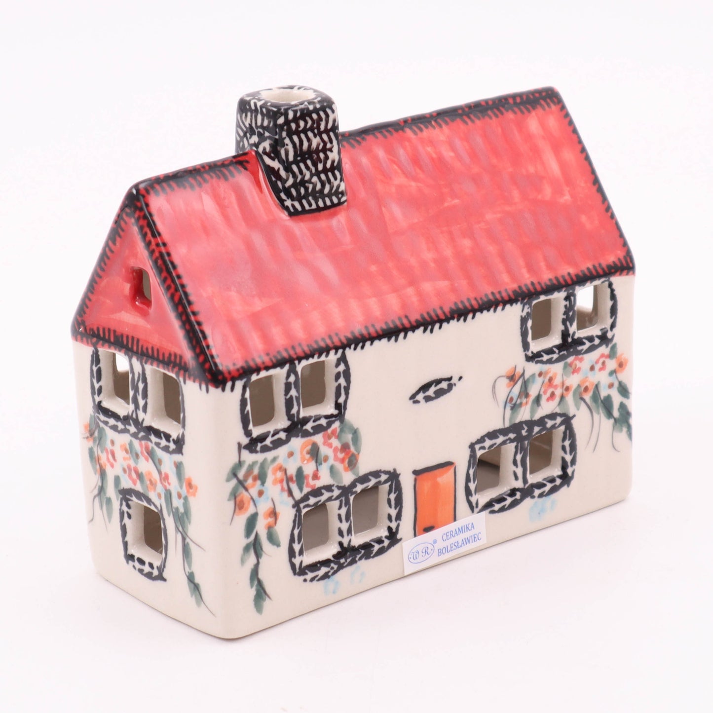 4.5" House Figurine. Pattern: E