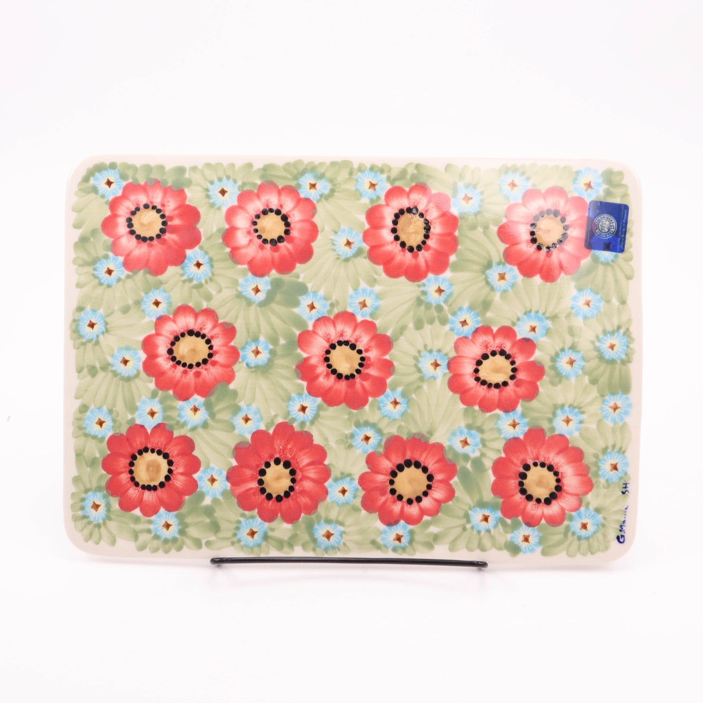 8.5"x12" Cutting Board. Pattern: Flower Power