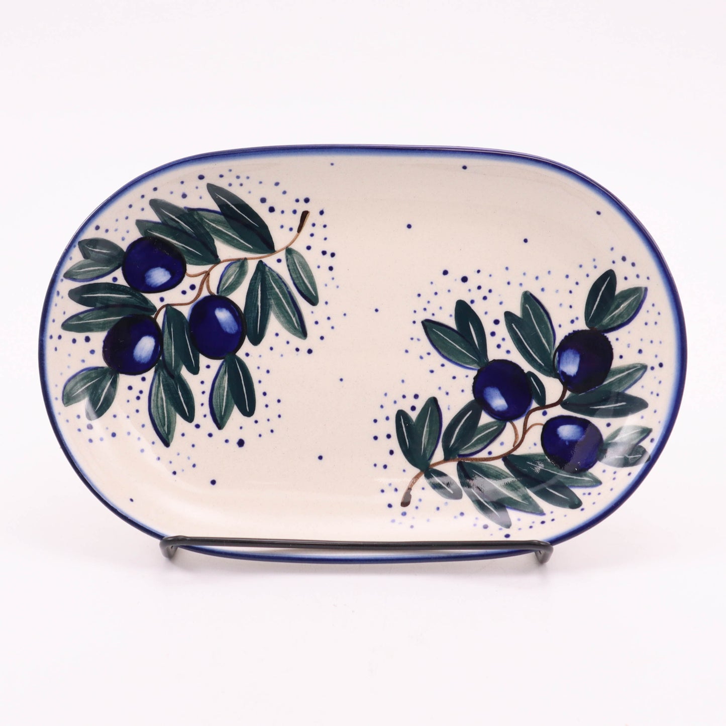6"x9.5" Oval Serving Dish. Pattern: Tuscany