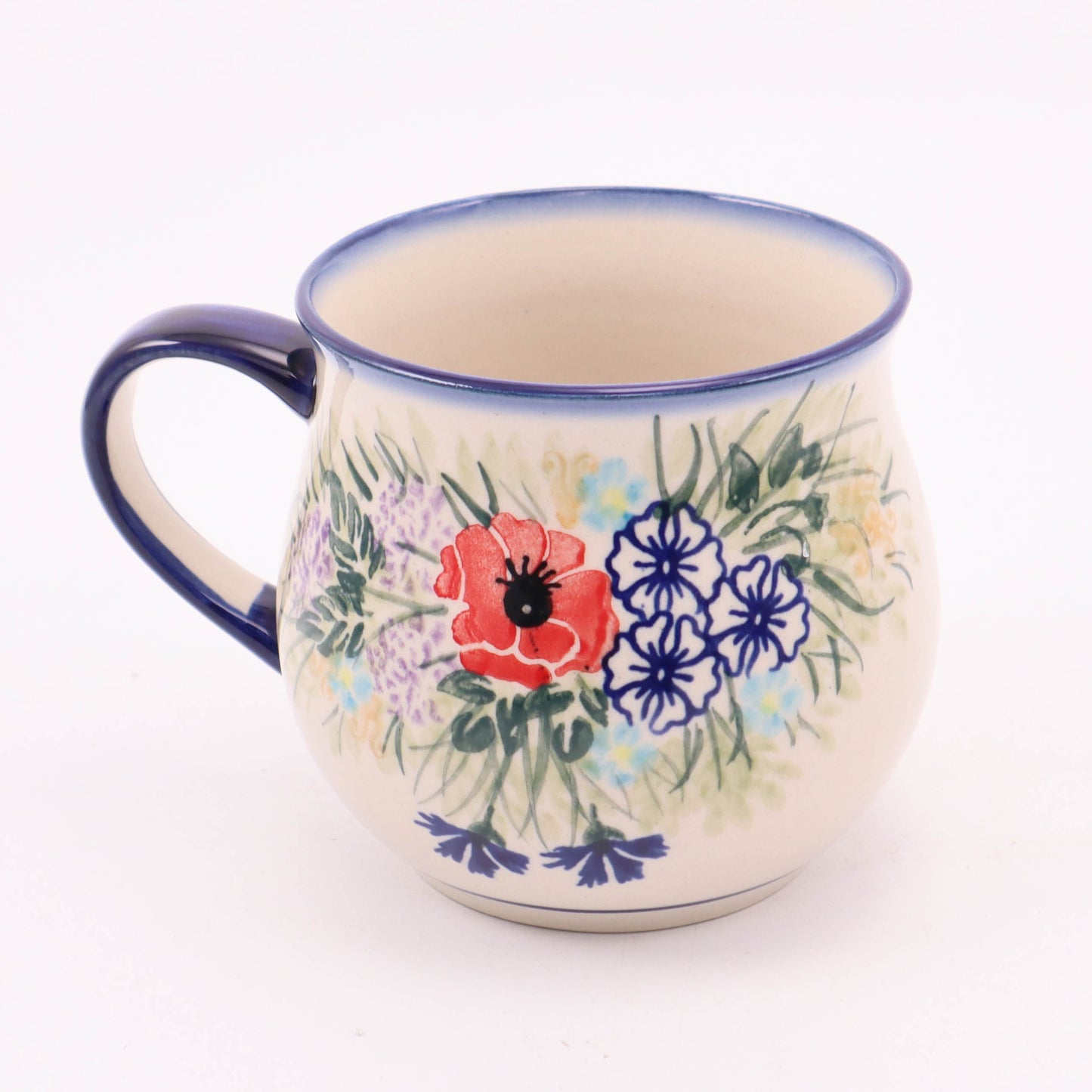 16oz Belly Mug. Pattern: Wildflower