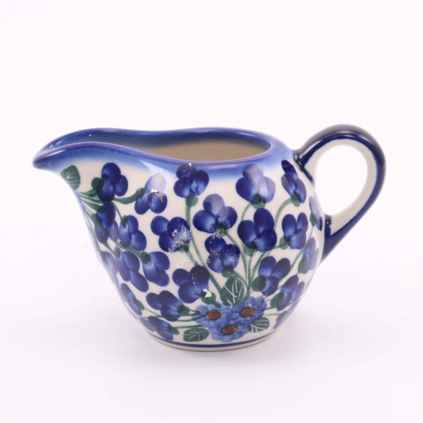 8oz Jumbo Creamer. Pattern: Berry Buds