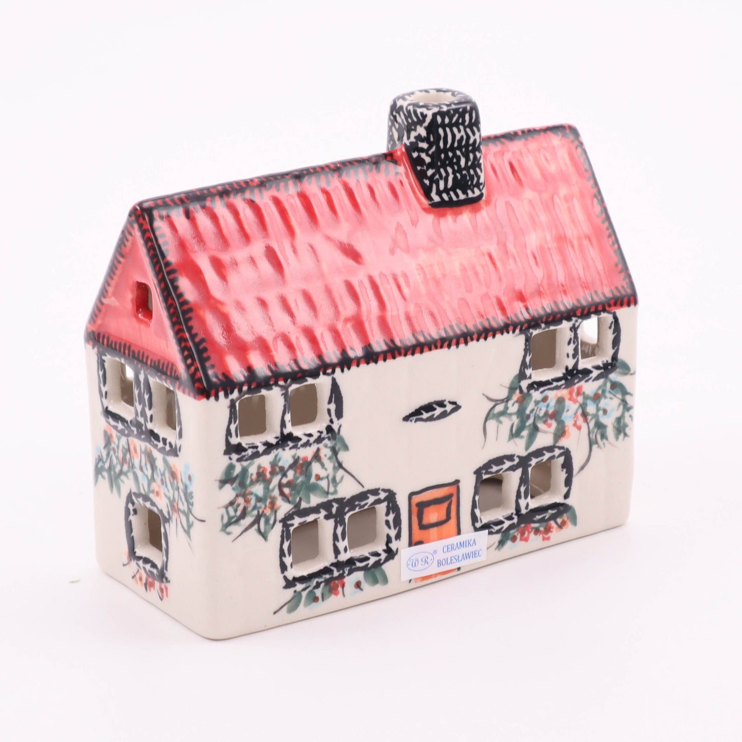 4.5" House Figurine. Pattern: L