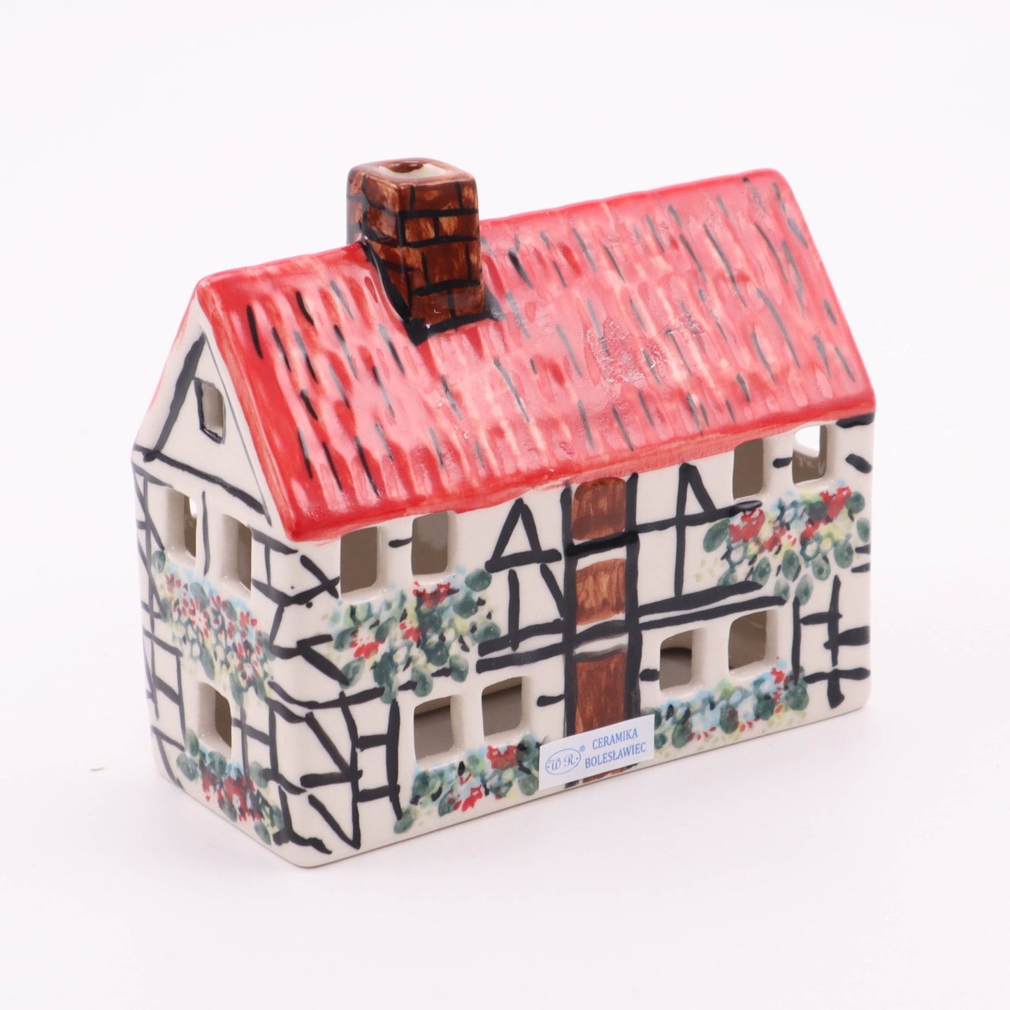 4.5" House Figurine. Pattern: M