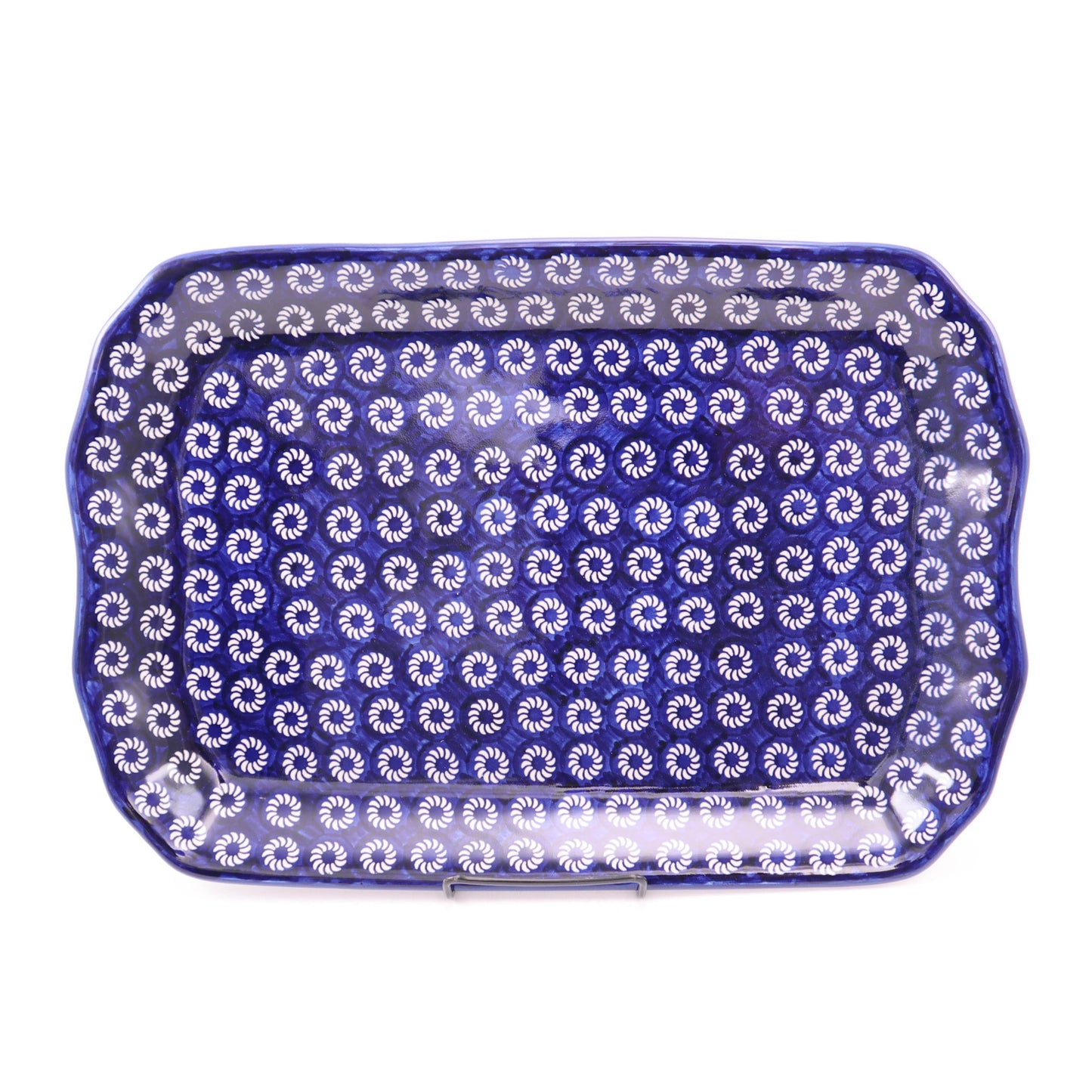 17"x12" Serving Platter. Pattern: Pinwheels