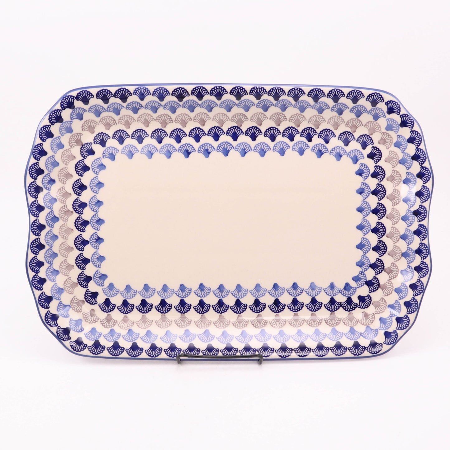 17"x12" Serving Platter. Pattern: Fanfare