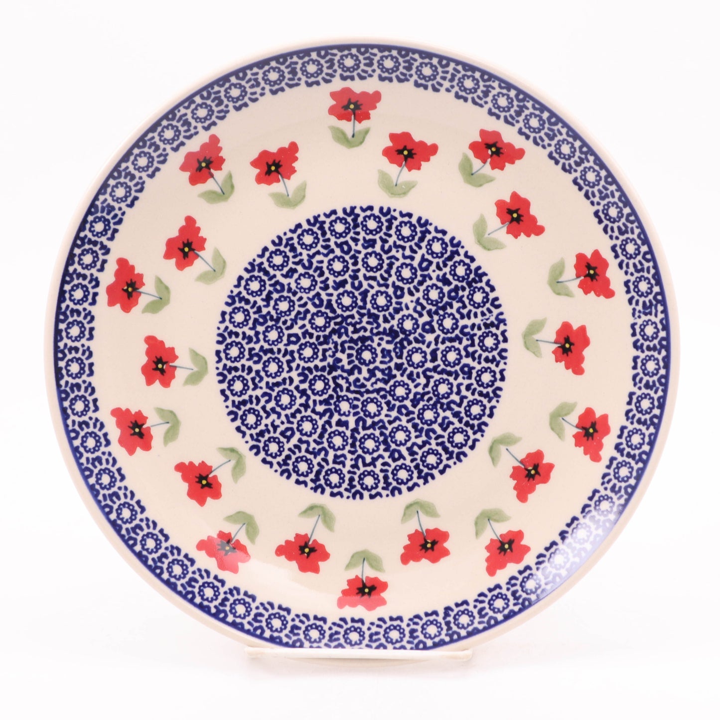 10" Plate. Pattern: Perky Poppy