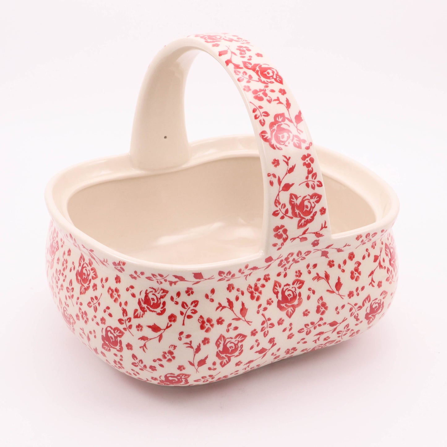10"x9"x10" Basket. Pattern: Rose Garden
