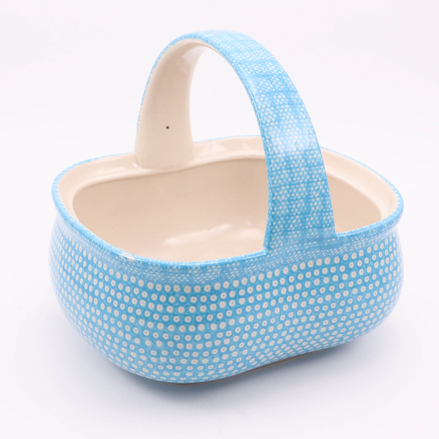 10"x9"x10" Basket. Pattern: Aqua