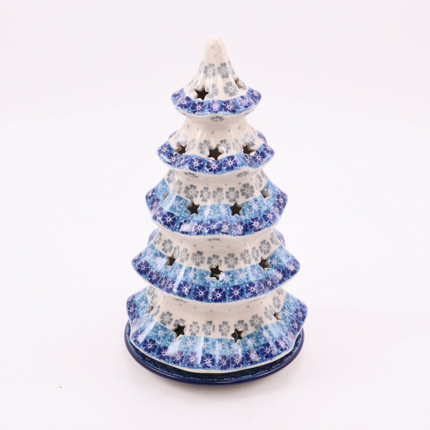 5.5"x10" Christmas Tree Luminary. Pattern: Polar Breeze