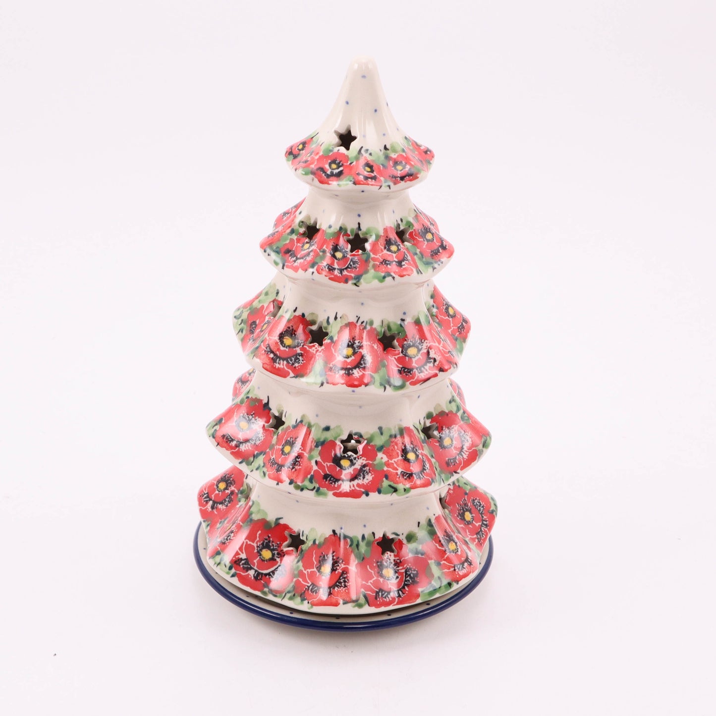 5.5"x10" Christmas Tree Luminary. Pattern: Surroundings Inspiration