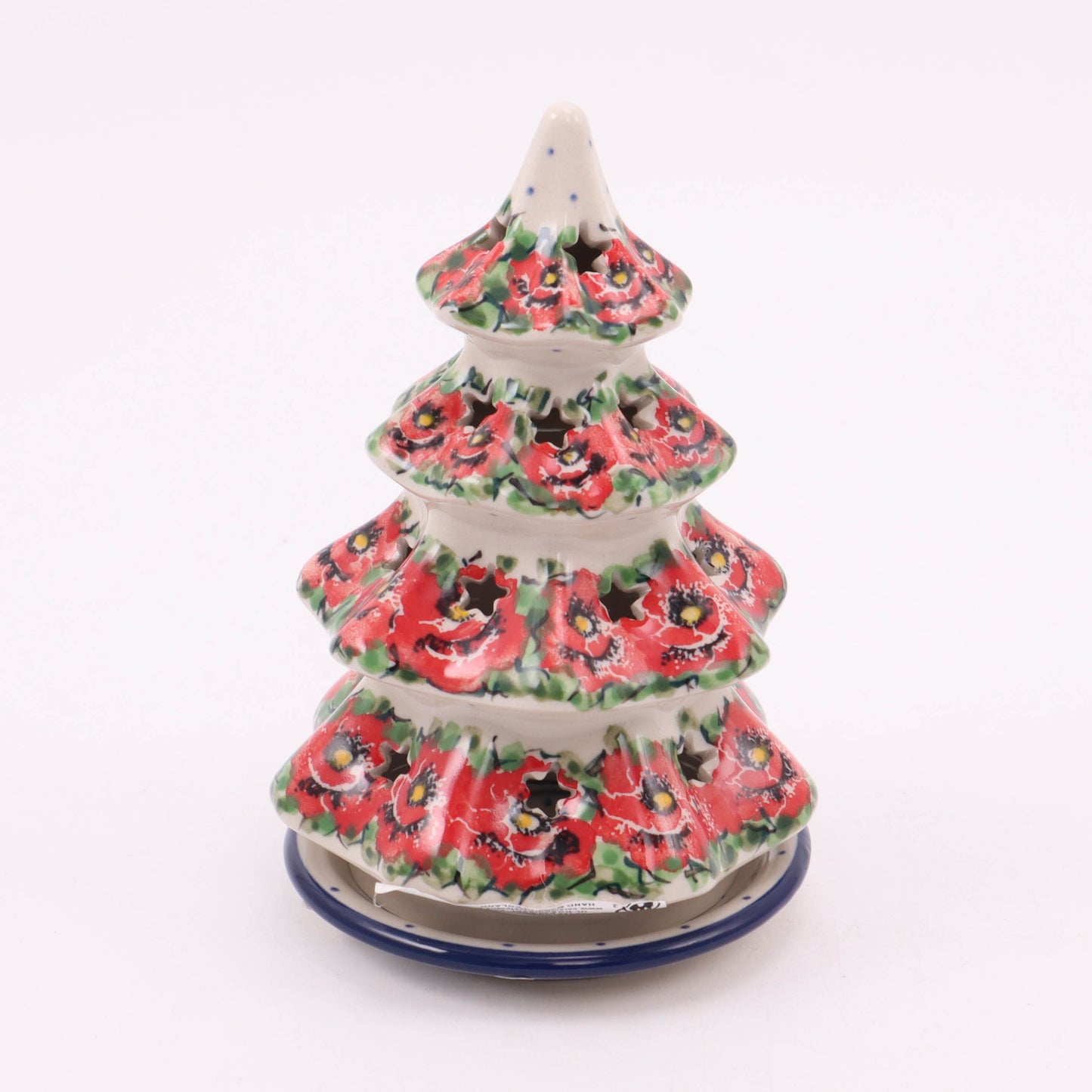4"x6" Christmas Tree Luminary. Pattern: Surroundings Inspiration