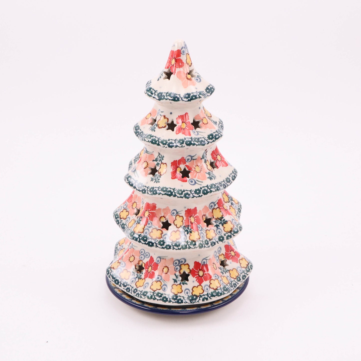 5.5"x10" Christmas Tree Luminary. Pattern: Carefree