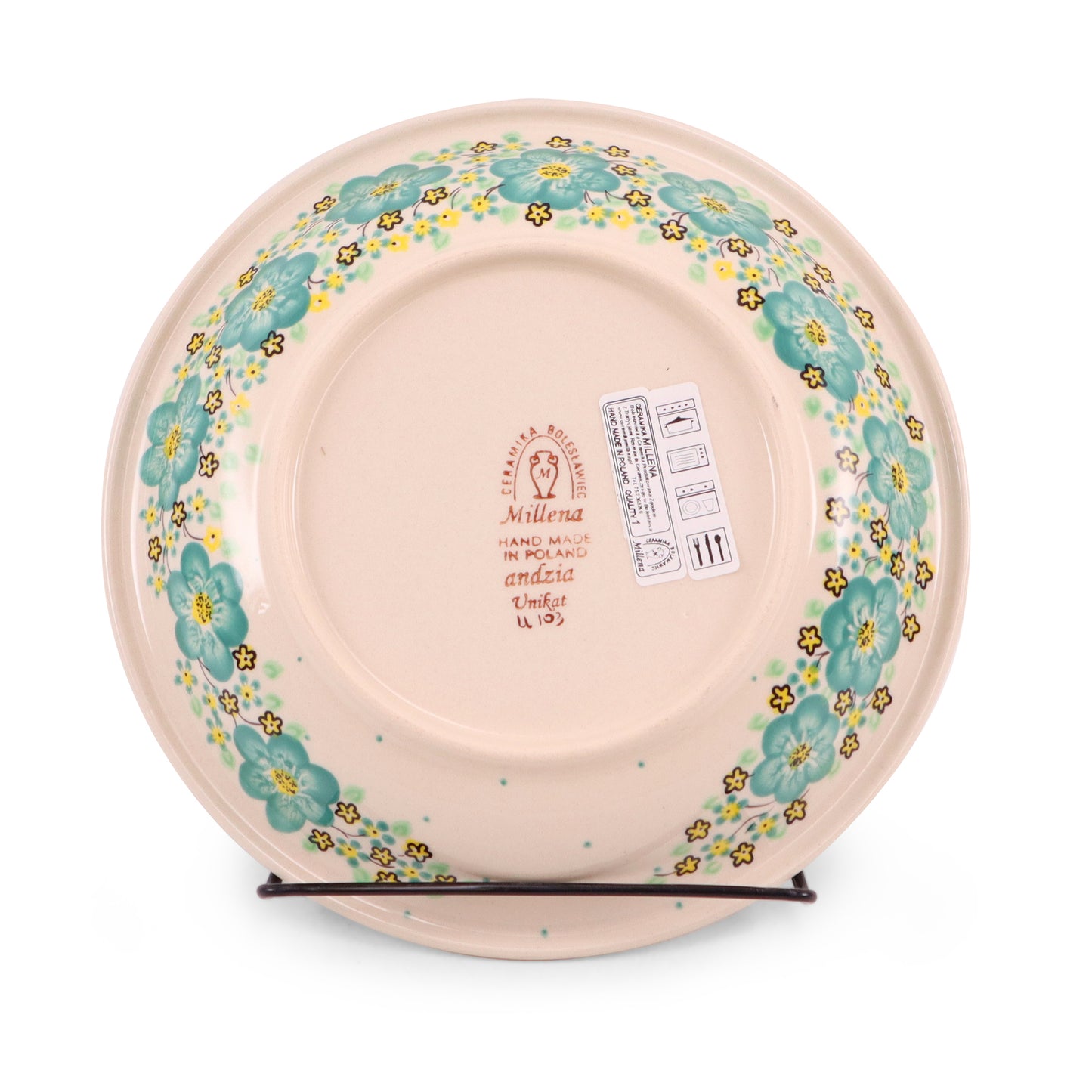 9" Deep Plate. Pattern: U103