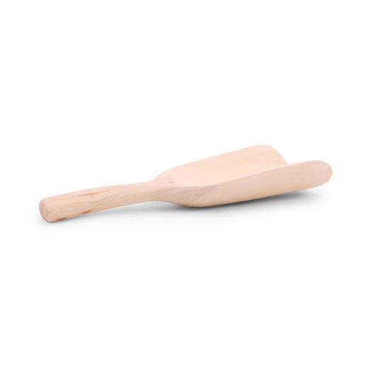 Hand-Carved Wooden Spoon. Pattern: large Shovel