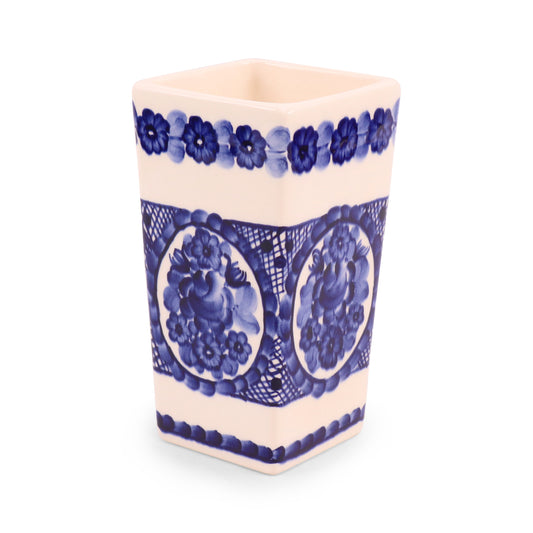 3"x6.5" Rectangular Vase. Pattern: Heritage