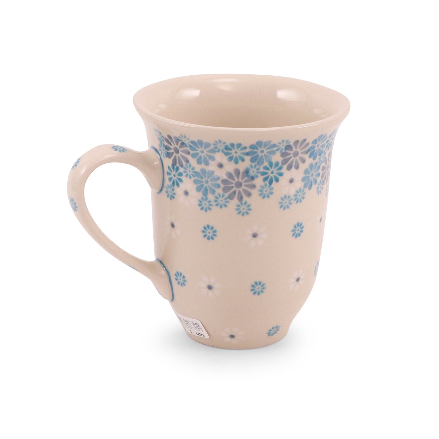 16oz Bistro Mug. Pattern: Snowed In