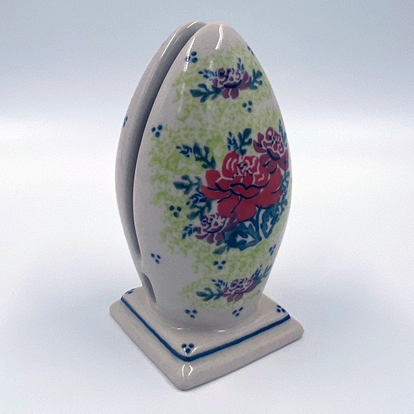3"x5" Scentramic Fragrance Holder. Pattern: Red Rose