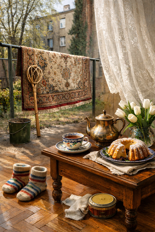 Spring Cleaning in a Polish Home.