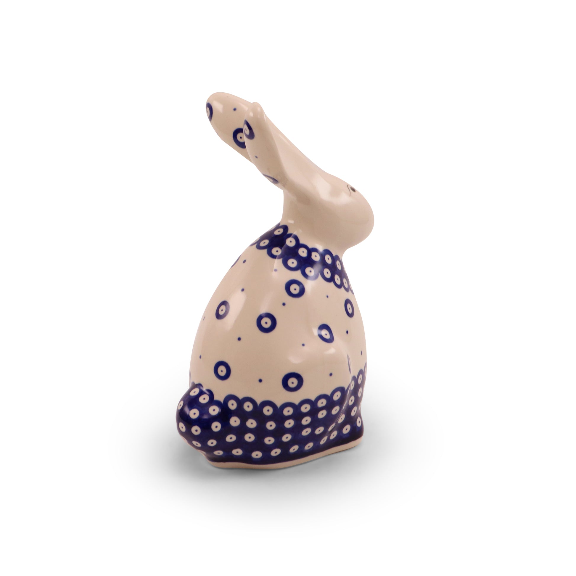 9" Bunny Figurine. Pattern: Owl Eye