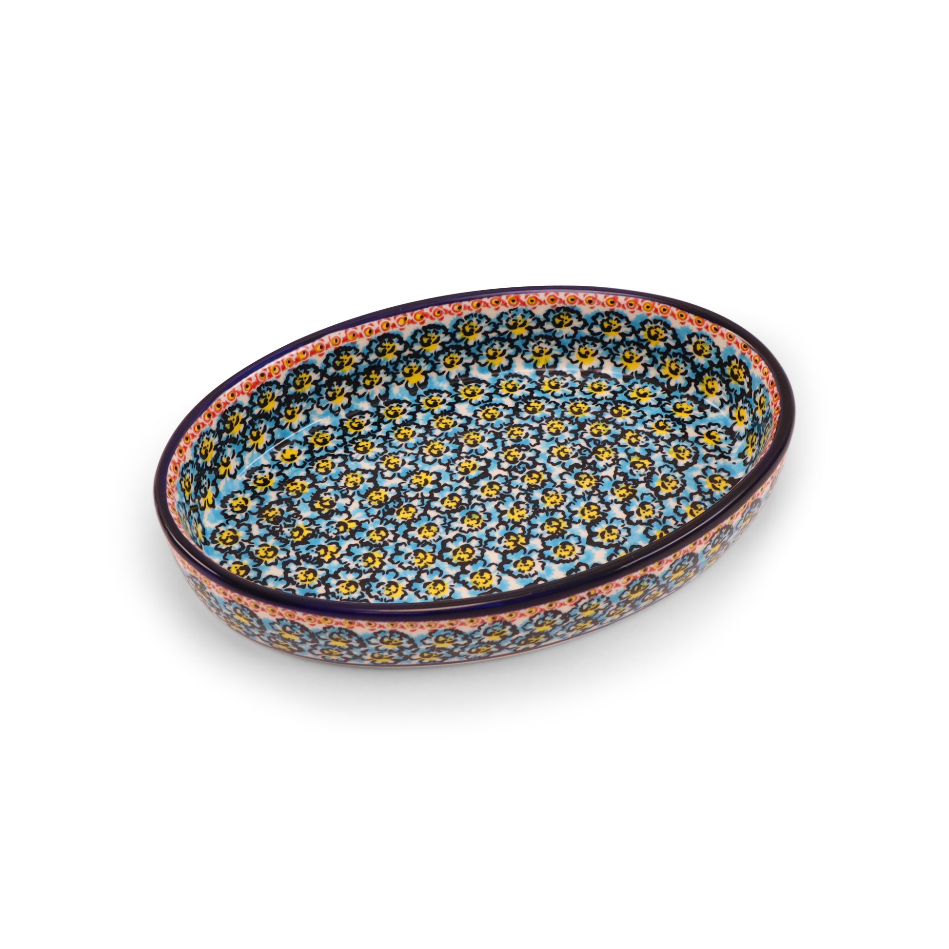 9.5"x6.5" Oval Baker.Pattern: B108