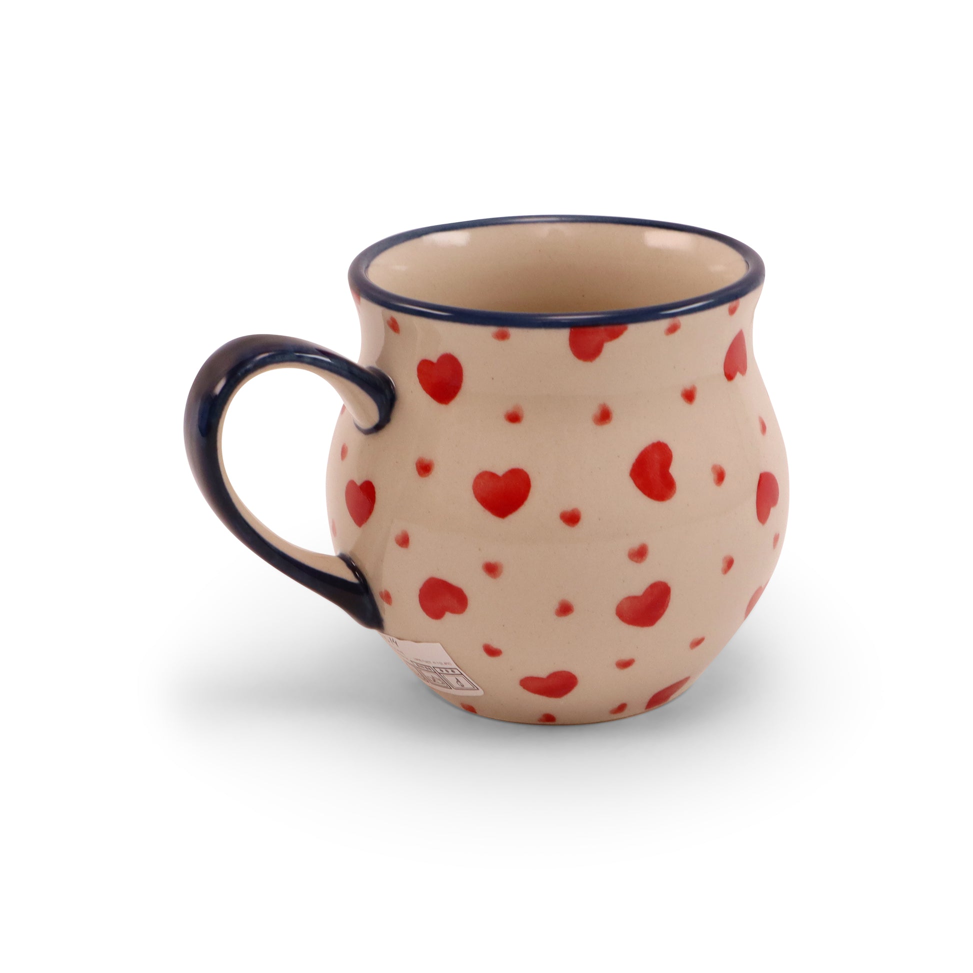 12oz Belly Mug LE. Pattern: I Love Bear