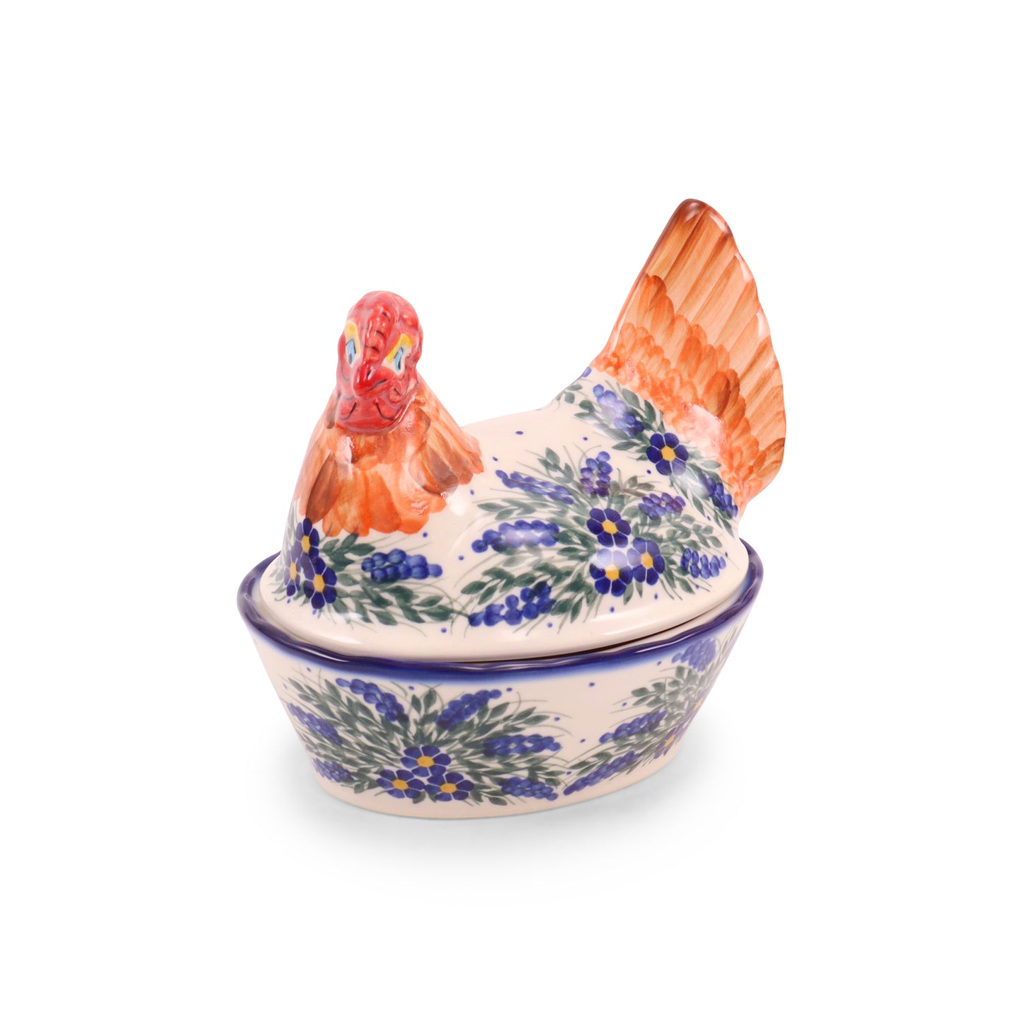 7"x6"x7.5" Hen Container. Pattern: Chelsea