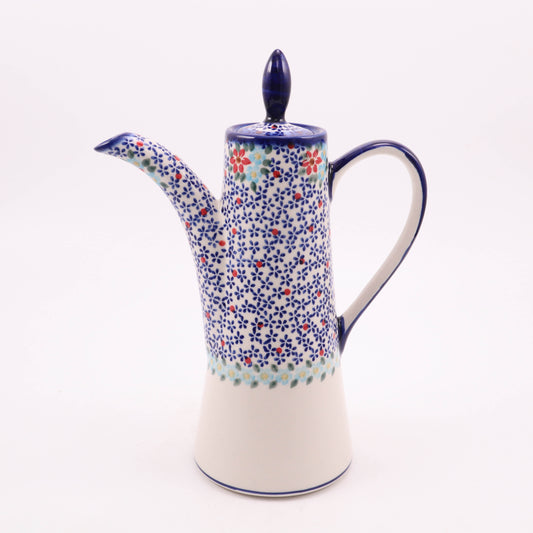 36oz Chocolate Pot. Pattern: Dainty Petals