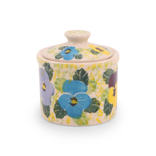 3"x3" Container with Lid. Pattern: Closing Time