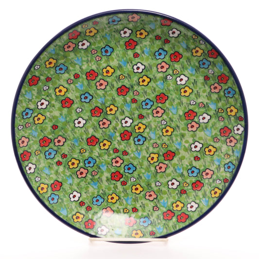 10.5" Dinner Plate. Pattern: Green Johanna