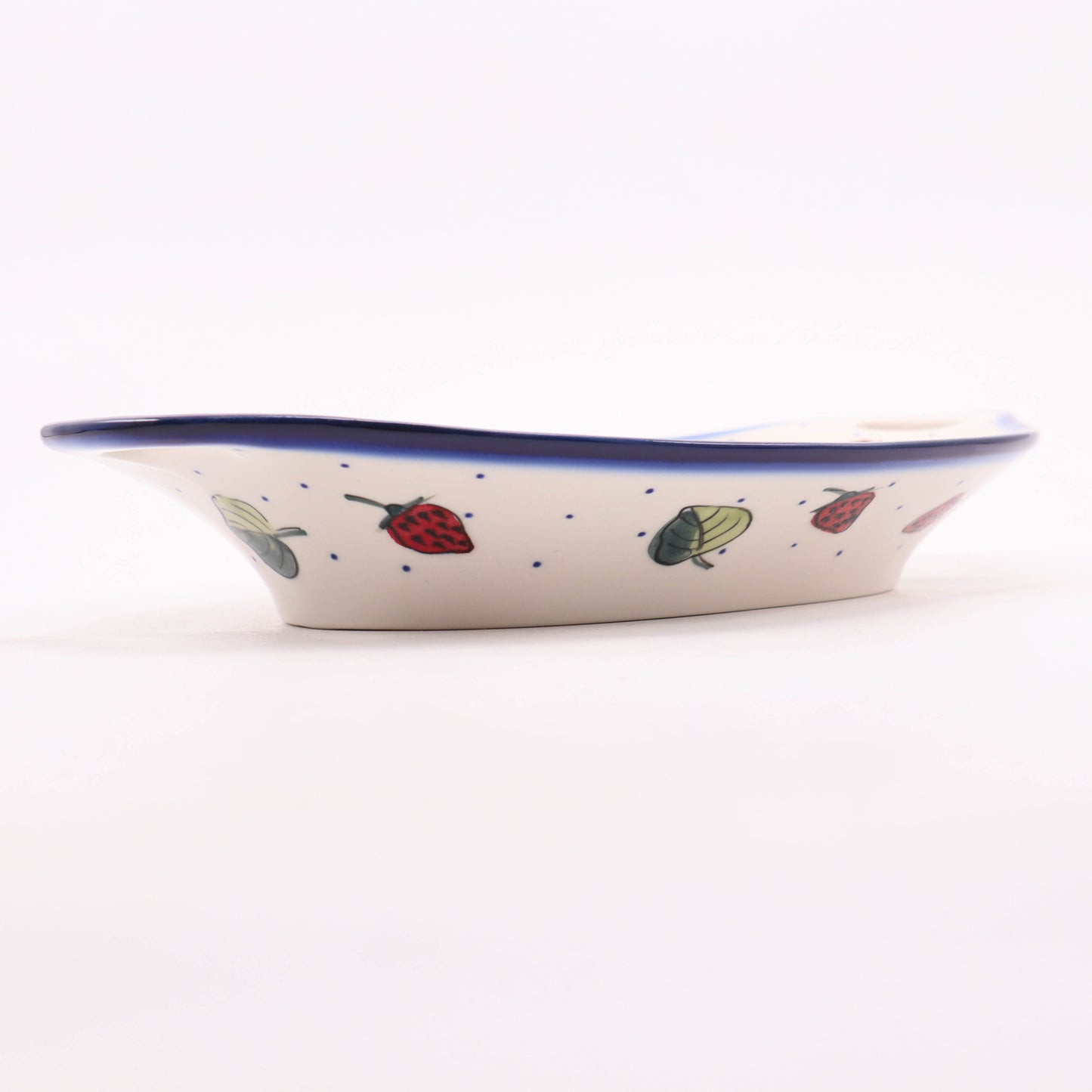 12.5"x8" Oval Dish with Handles. Pattern: Strawberry Shortcake