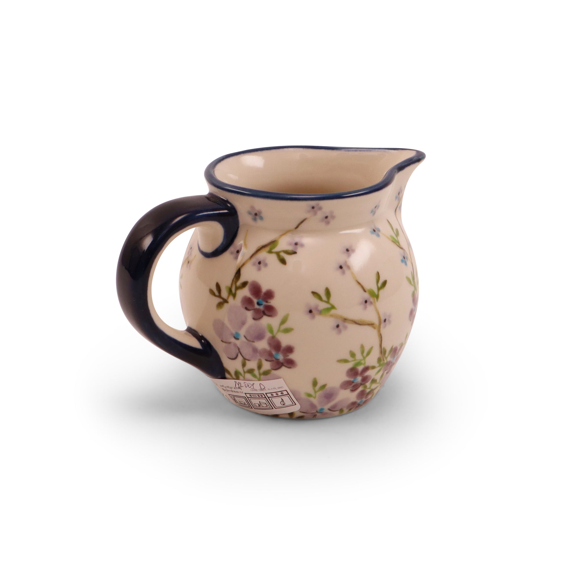 6oz Creamer. Pattern: Blooming Violet